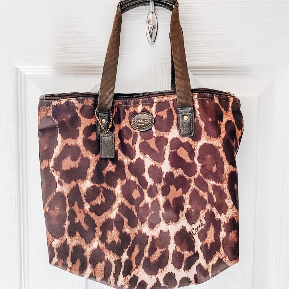 Cheetah print coach bag